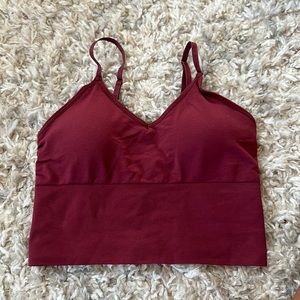 Red Marilyn Monroe Seamless Sports Bra - Size M